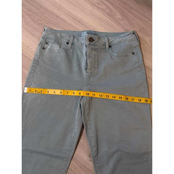 Liverpool Jeans Company Relaxed Ankle Skinny Jeans Slate Blue Women Size 8 - Picture 4 of 11